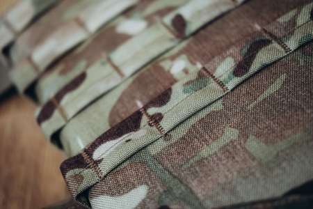Camouflagestof til militær