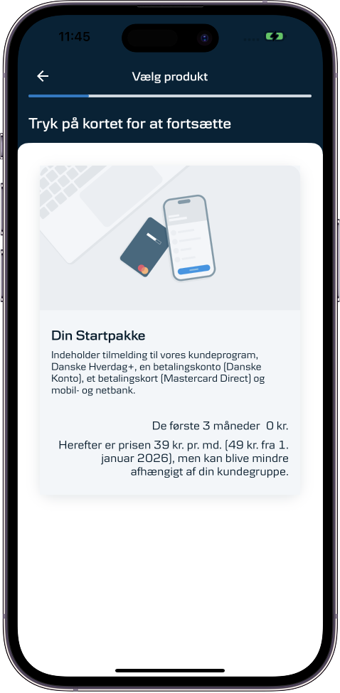 Bliv kunde startpakke