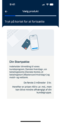 Bliv kunde startpakke