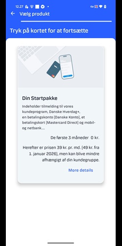 Bliv kunde startpakke