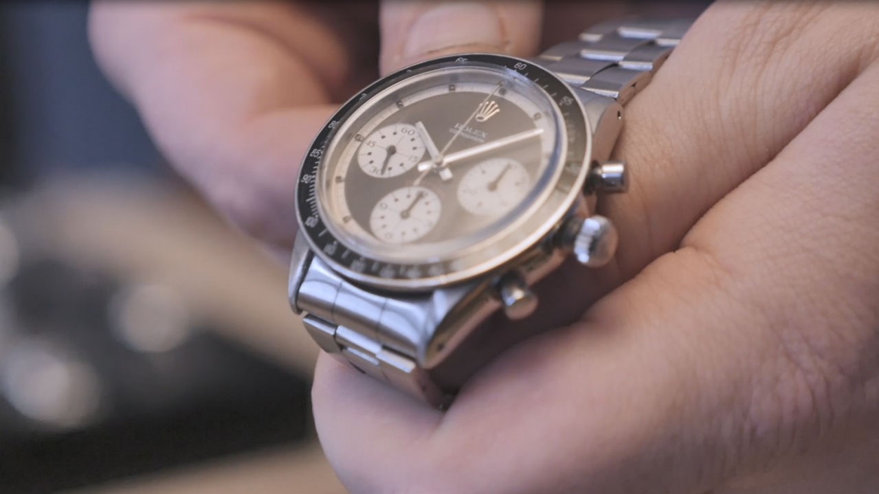 Det kan være en formue man går rundt med om armen, hvis det er et Rolex ur som dette.